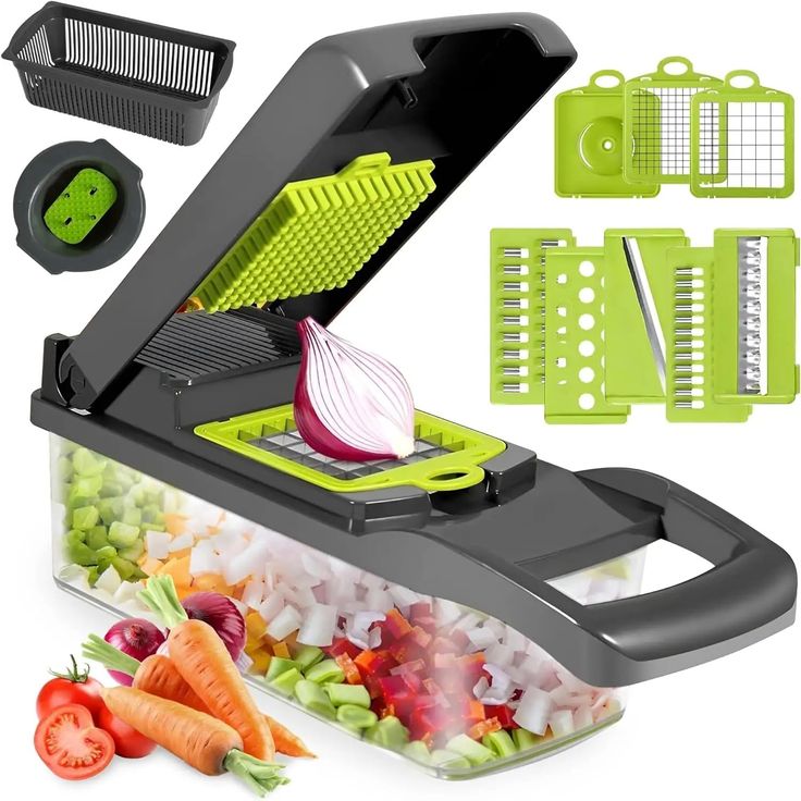 12-in-1 Multifunction Vegetable Chopper & Slicer