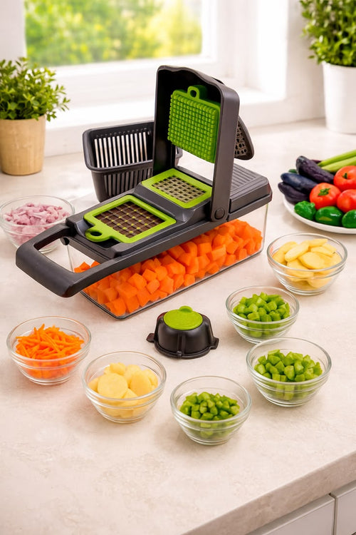 12-in-1 Multifunction Vegetable Chopper & Slicer